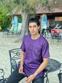 Razaq Kurta-Purple