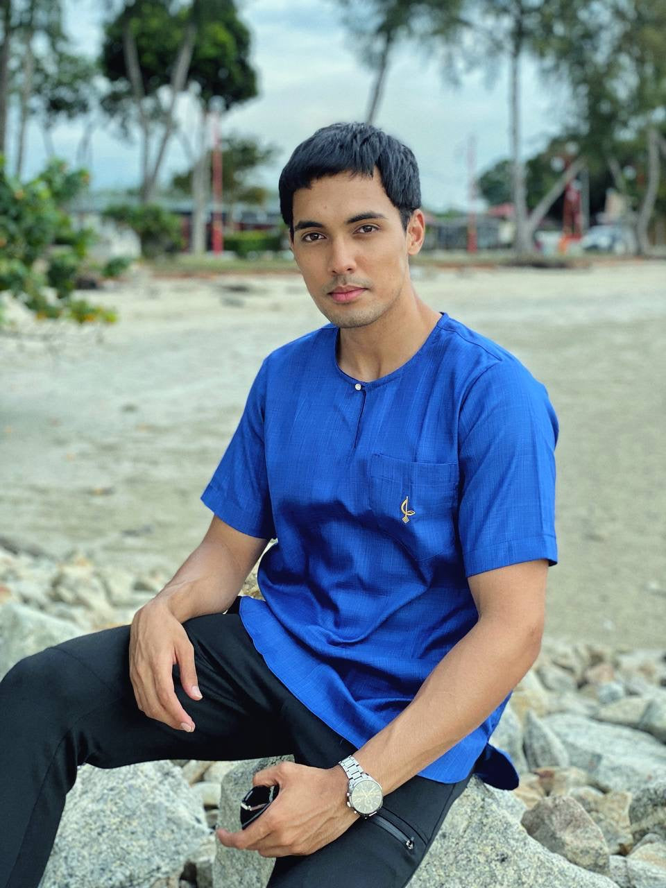 Razaq Kurta - Royal Blue