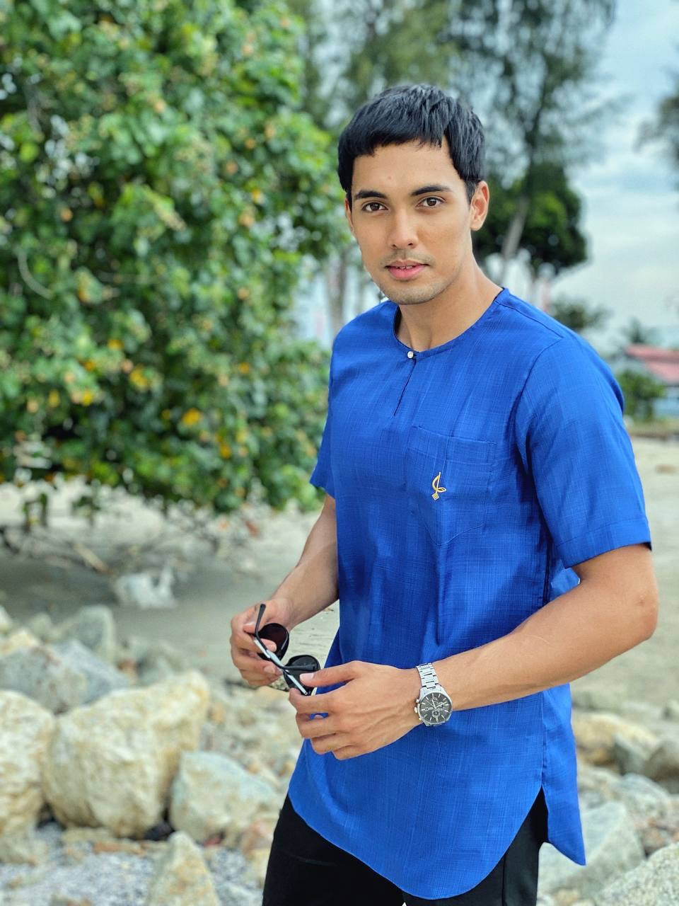 Razaq Kurta - Royal Blue