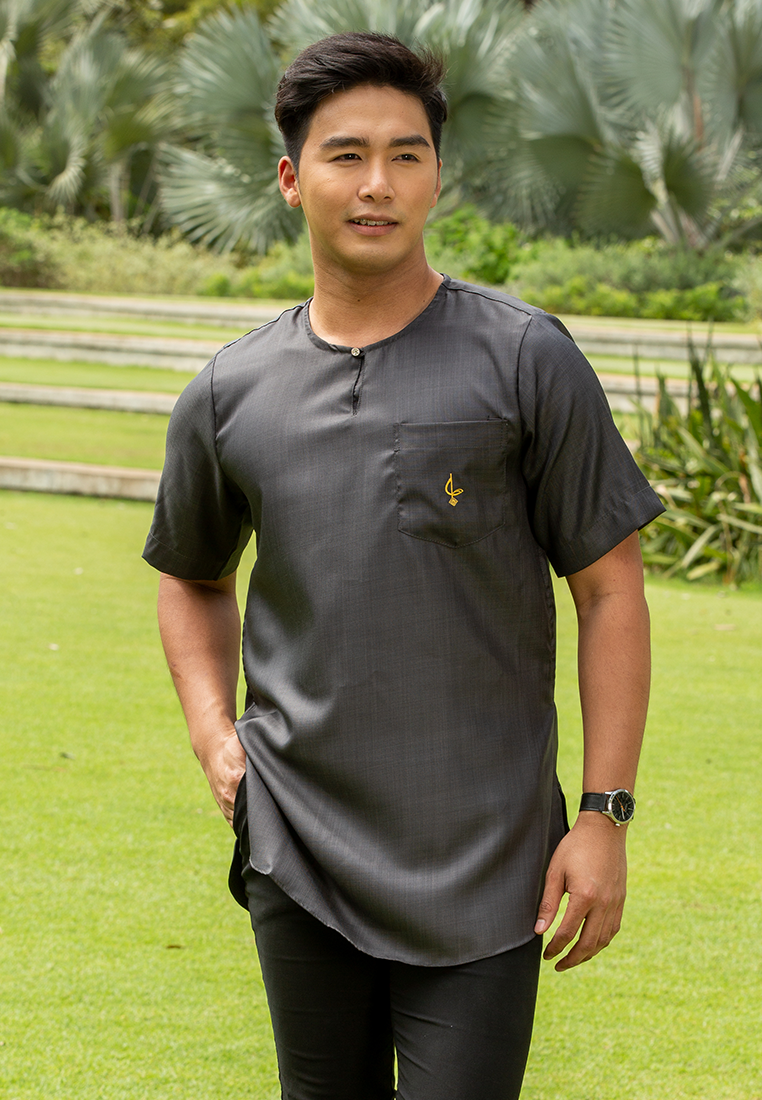 Razaq Kurta - Dark Grey